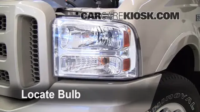 2005 Ford Excursion Limited 6.8L V10 Luces Luz de giro delantera (reemplazar foco)